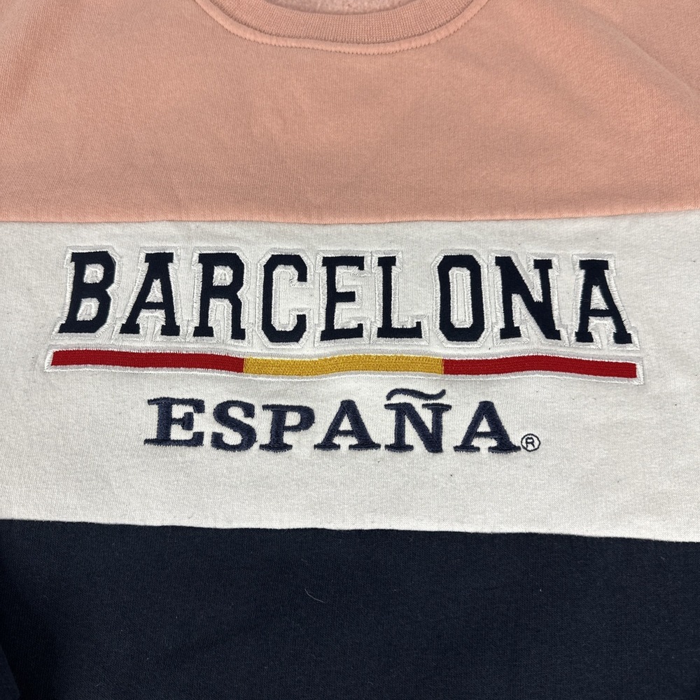 Nos Barcelona Espana international sweatshirt Longsleeve Unisex Size XLARGE - Picture 3 of 8